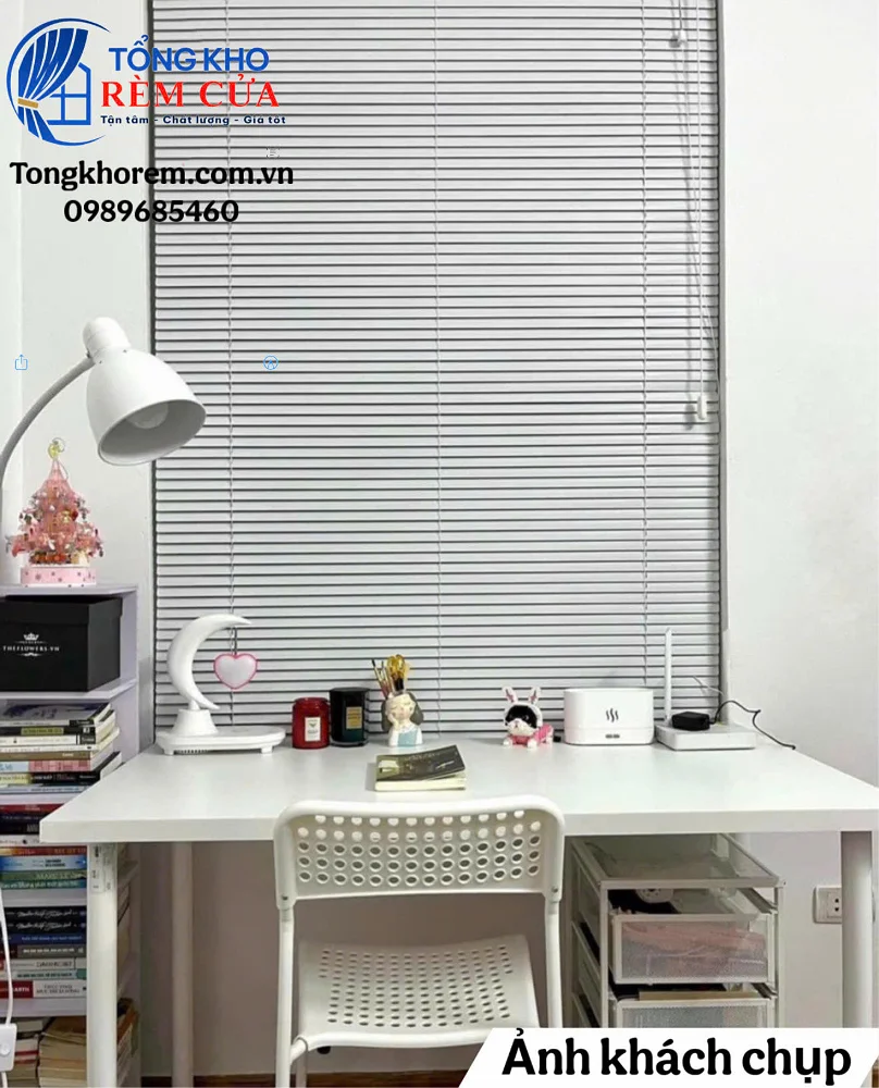 Rèm sáo nhôm giá rẻ chống nắng cho cửa sổ