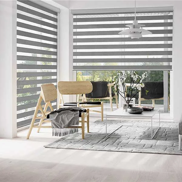 Rèm cầu vồng màu xám modern
