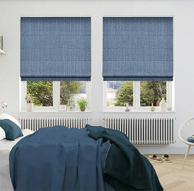 Các mẫu màn cửa xếp lớp roman đẹp cản sáng giá rẻ